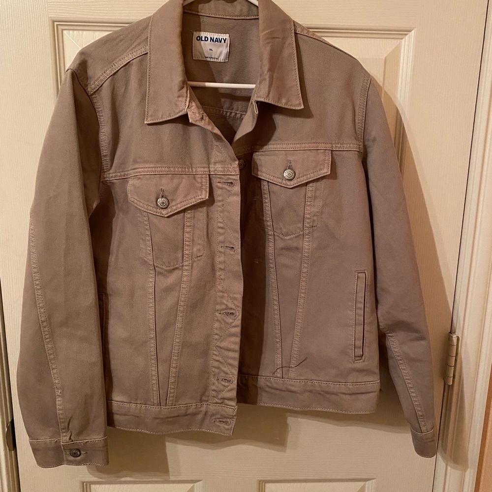 Brown/Khaki Jean jacket from old navy